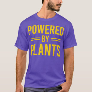 Powered By Plants Vegetarian Vegan Workout Plant P T-Shirt
