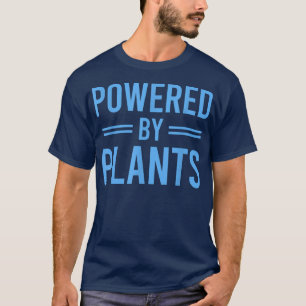 Powered By Plants Vegetarian Vegan Workout Plant P T-Shirt