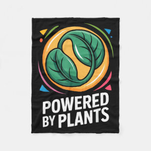 Powered By Plants Veggie Lovers Eco-friendly Lifes Fleece Blanket