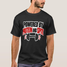 Powered By Protein And Spite Funny Gym Workout