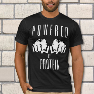 Powered By Protein Carnivore Fists T-Shirt