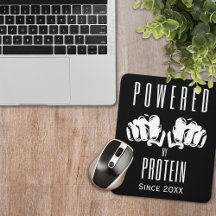 Powered By Protein Stylish Black