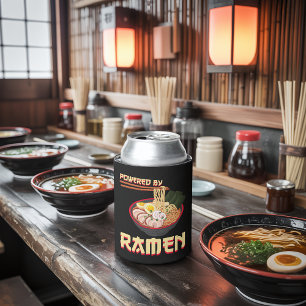 Powered By Ramen Japanese Anime Noodles Can Cooler