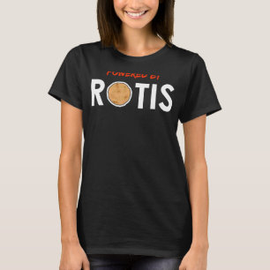 Powered By Roti Trinidad And Tobago Caribbean Food T-Shirt