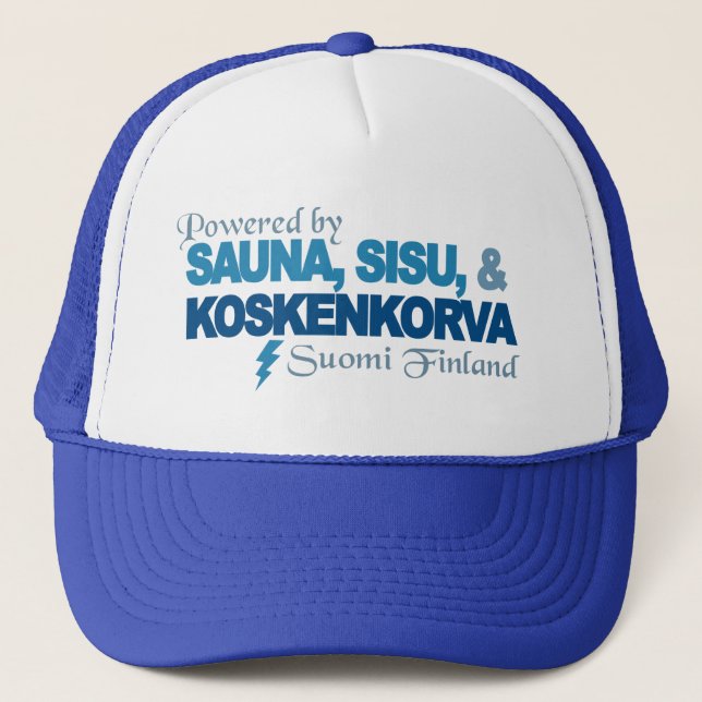 Powered by Sauna, Sisu & Kossu hat (Front)