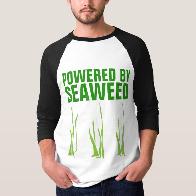 POWERED BY SEAWEED T-Shirts (Front)