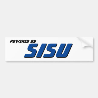 Powered By Sisu Bumper Sticker