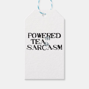 Powered by Tea & Sarcasm Gift Tags