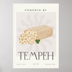 Powered by Tempeh Plant Based Kitchen Decor 