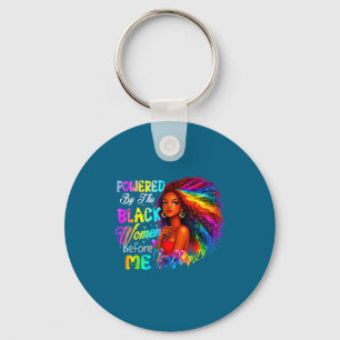 Powered by the black women before black history key ring