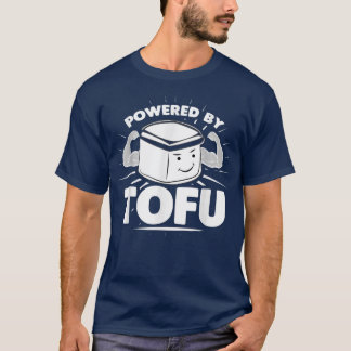 Powered by Tofu, Funny Vegetarian Vegan T-Shirt