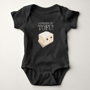 Powered By Tofu Meatless Vegan Baby Bodysuit