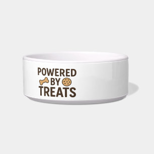“Powered by Treats” Cat Bowl