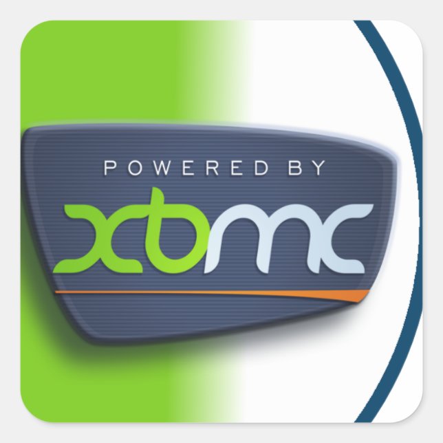 Powered By XBMC Sticker (Front)