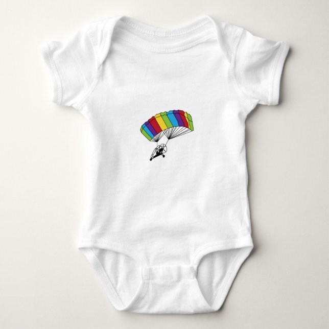 Powered Parachute Baby Bodysuit (Front)