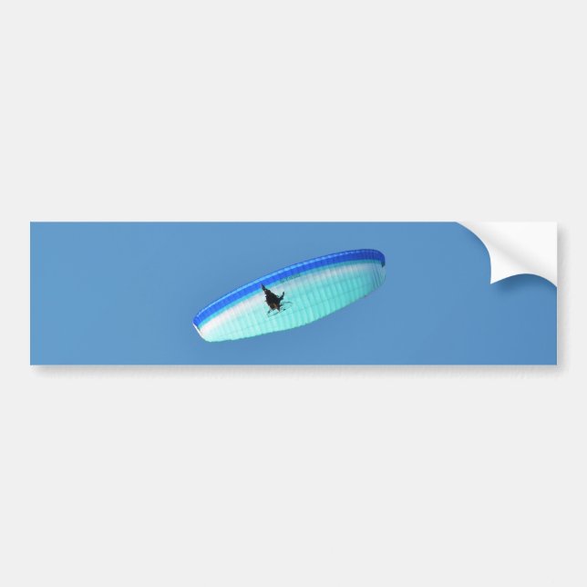 Powered Paraglider Bumper Sticker (Front)