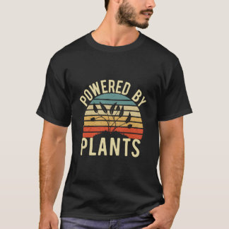 Powered Plants Vegetarian Vegan Workout T-Shirt