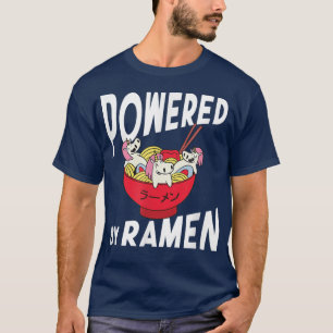 Powered Ramen Anime Noodles Kawaii Japanese Japan T-Shirt