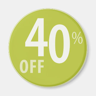 Powerful 40% OFF SALE Sign - Magnets