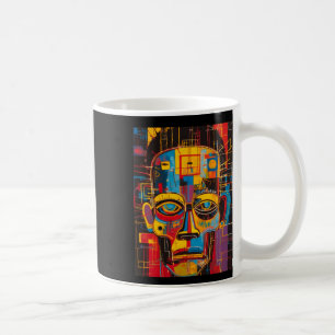 Powerful Abstract Culture Man Sticker Coffee Mug
