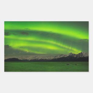 Powerful Aurora Rectangular Sticker