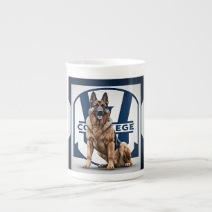 Powerful Breed Dog: German Shepherd Bone China Mug