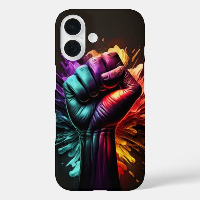 powerful colours Case-Mate iPhone case (Back)
