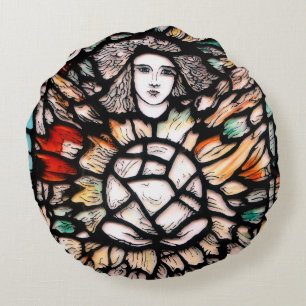 Powerful Colours round polyester pillows