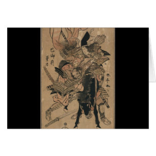 Powerful Female Samurai Defeating Male Samurai