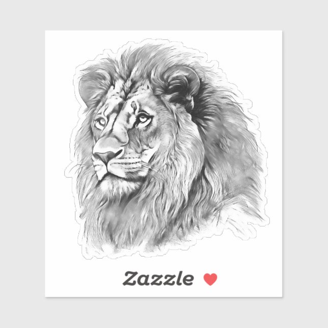 Powerful Lion Portrait (Sheet)