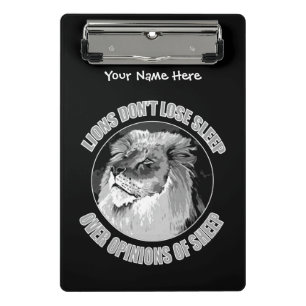 Powerful Lions Strength and Leadership Clipboard