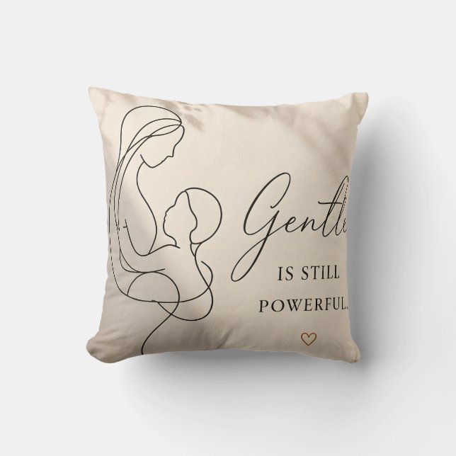Powerful Mother & Child Pillow (Front)