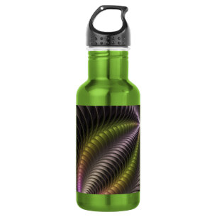 Powerful Movement Colourful Abstract Fractal Art 532 Ml Water Bottle