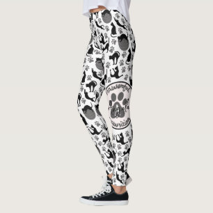 Powerful Position Yoga Stretching Cat Leggings