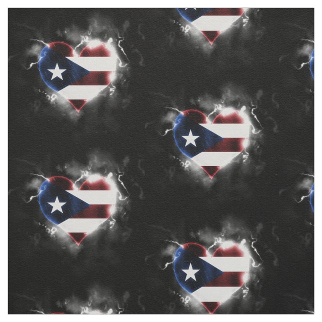 Powerful Puerto Rico Fabric (Swatch)
