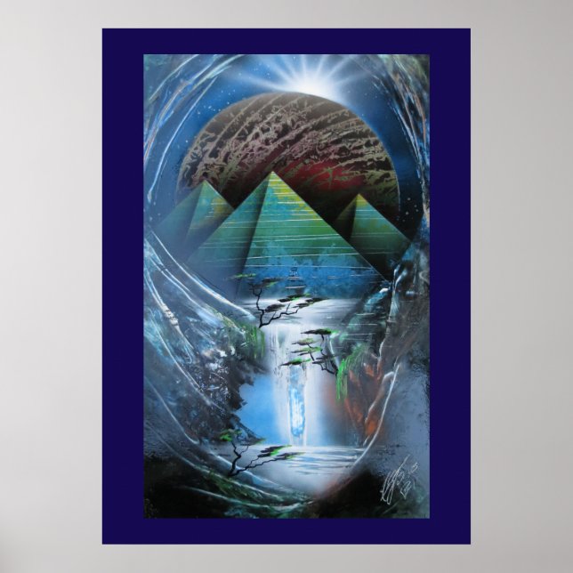 Powerful pyramids poster print (Front)