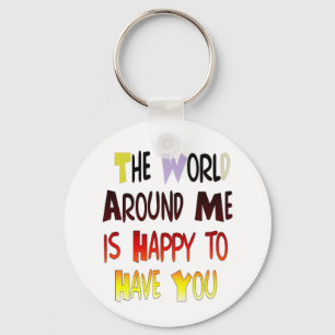 Powerful Welcome Message: A Motivational Quote Key Ring
