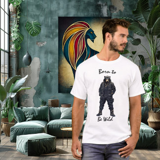 Powerful Wild Tactical Bear T-Shirt