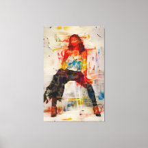 Powerful Women Abstract Silhouette Canvas Art