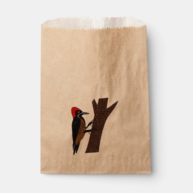 Powerful Woodpecker Favour Bag (Front)