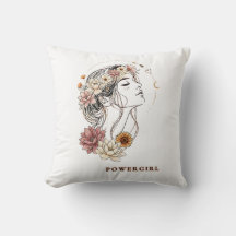 Powergirl – Floral Woman, Strength & Self-Lo