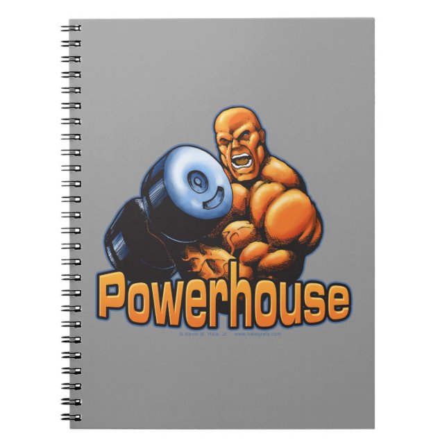 Powerhouse Curl Notebook (Front)