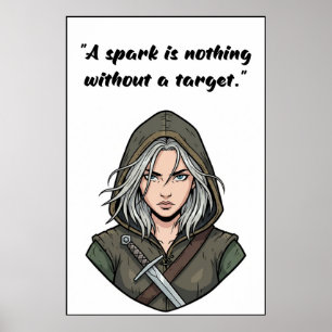 Powerless Book Quote Poster