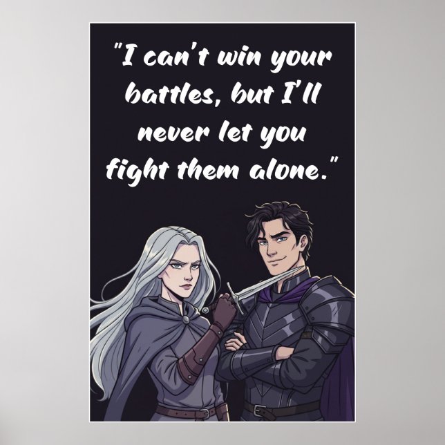 Powerless Quote Poster (Front)