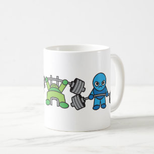 Powerlifting Kawaii - Squat, Bench Press, Deadlift Coffee Mug