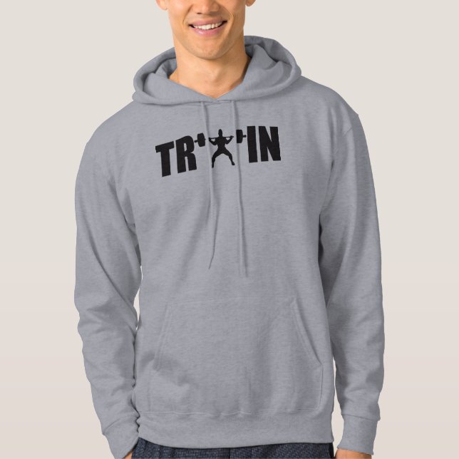 Powerlifting Motivation - Train Hoodie (Front)