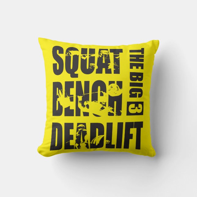 Powerlifting - Squat, Bench, Deadlift Cushion (Front)