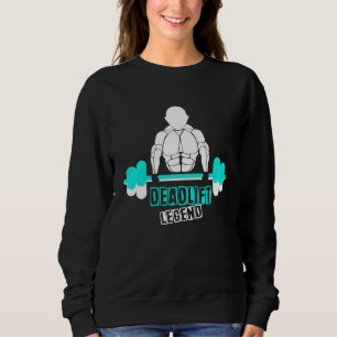 Powerlifting Workout Gym Deadlift Weightlifting Sweatshirt
