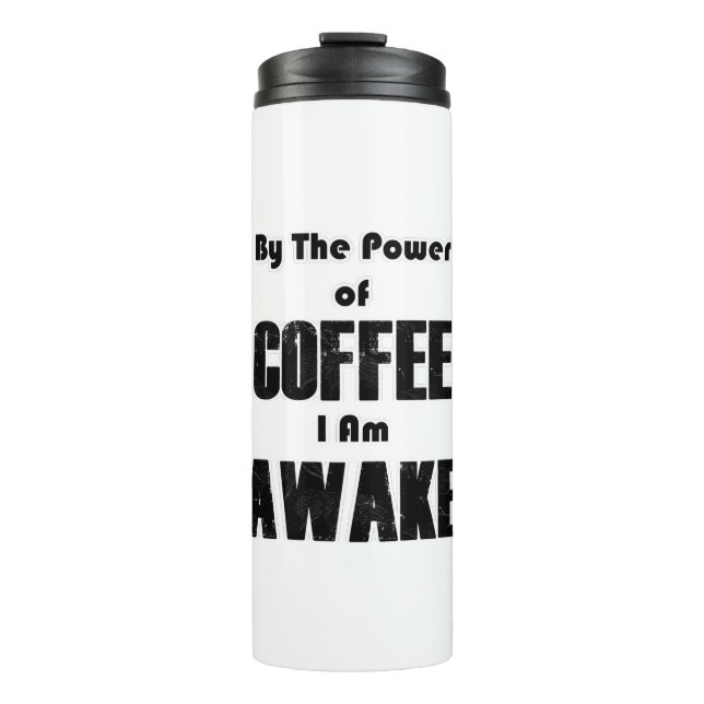 PowerofCOFFEE Thermal Tumbler (Front)