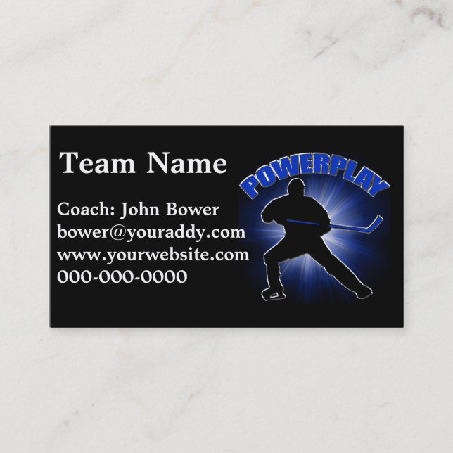 Powerplay Business Card (Front)